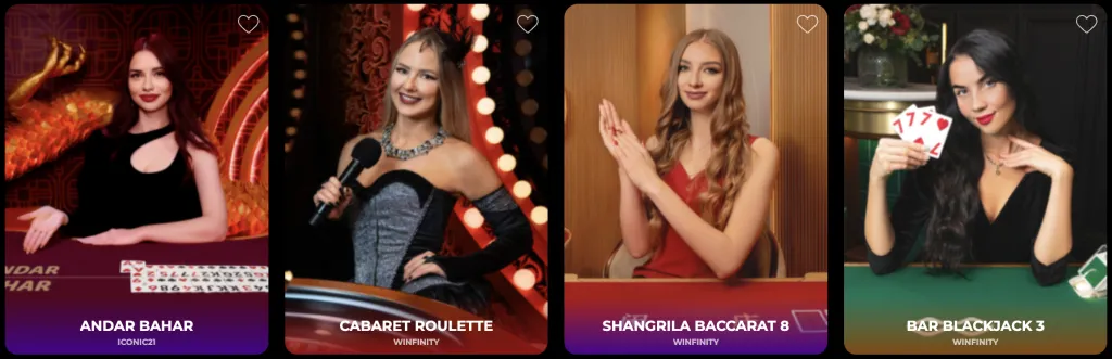 Live Casino en Tafelspellen VipZino Casino